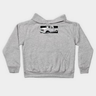 1961-66 fourth gen truck corner mint BW Kids Hoodie